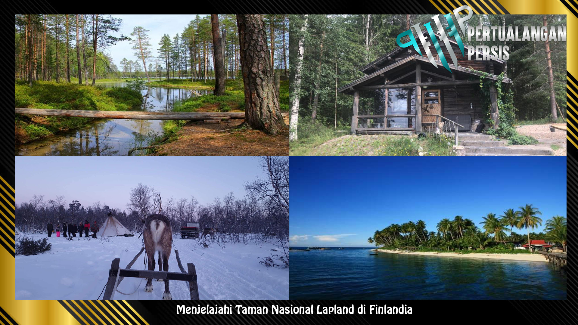 Menjelajahi Taman Nasional Lapland di Finlandia