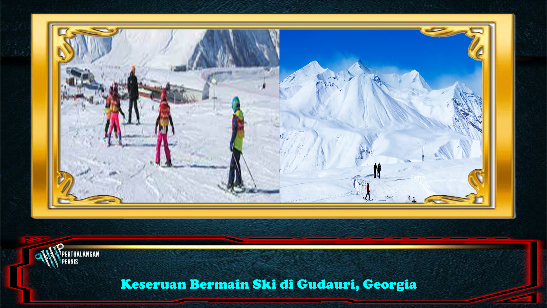 Keseruan Bermain Ski di Gudauri, Georgia
