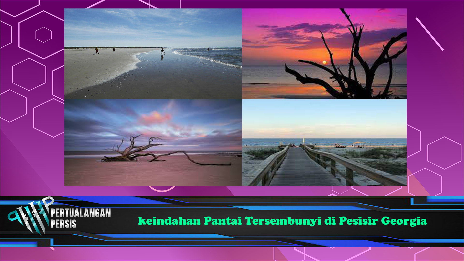 keindahan Pantai Tersembunyi di Pesisir Georgia